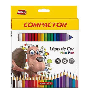 LAPIS DE COR NEO PEN MADEIRA 2.9 MM C/24