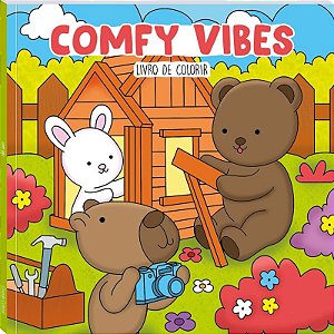 Livro de Colorir Comfy Vibes