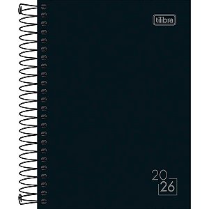 AGENDA ESPIRAL SPICE PRETA 2026