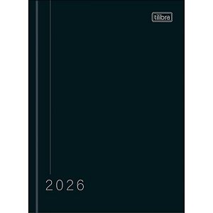 AGENDA COSTURADA PEPPER PRETA 2026
