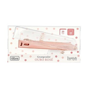 GRAMPEADOR DE MESA 20FL OURO ROSE