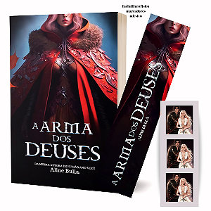 Livro físico A ARMA DOS DEUSES - Com brindes/frete grátis