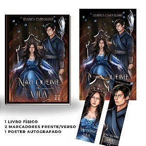 LIVRO Não queime a vilã - Livro físico com Brindes/Frete grátis para todo o Brasil