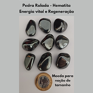 Pedra Rolada - Hematita (Unidade)