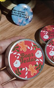50 Velas nas latinhas 5cm Pronta entrega