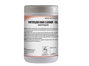 WATERLESS HAND CLEANER GEL SABONETE DESENGRAXANTE - 450G