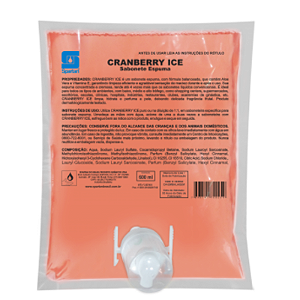 CRANBERRY ICE SABONETE ESPUMA - REFIL 600ML (COM VÁLVULA)