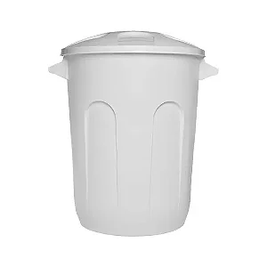 CESTO DE LIXO REDONDO 60L C/ TAMPA - LAR PLÁSTICOS