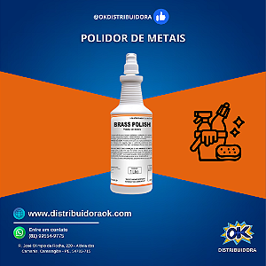 BRASS POLISH POLIDOR INOX E METAIS  1 LITRO - SPARTAN