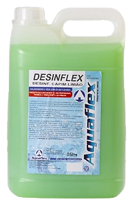 DESINFLEX PLUS DESINFETANTE CAPIM LIMÃO 5 LITROS - AQUAFLEX