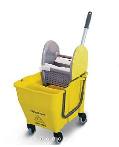 BALDE ESPREMEDOR DOBLO 30 LITROS AMARELO NY108 - BRALIMPIA