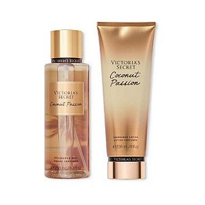 Kit Body Splash 250ml + Creme Hidratante Coconut Passion 236ml Victoria's Secret