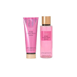 Kit Shimmer Body Splash 250ml + Creme Hidratante Pure Seduction 236ml Victoria's Secret