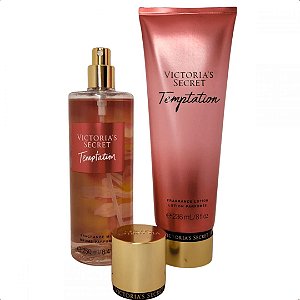 Kit Body Splash 250ml + Creme Hidratante Temptation 236ml Victoria's Secret