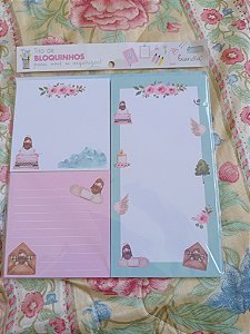 Trio de bloquinho com 40 folhas Meu devocional