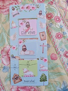 Kit 3 marcadores de página magnético Meu devocional