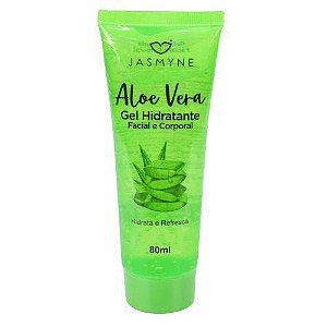 Gel hidratante facial e corporal aloe vera jasmyne