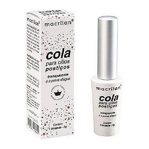 Cola para cilios postiços  macrilan transparente