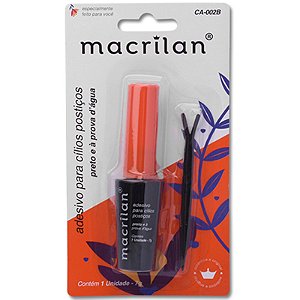 Cola para cilios postiços  macrilan preta