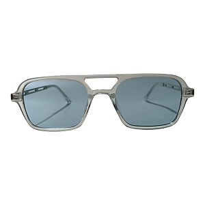Oculos Unissex Lente Cosmética Moscou Azul transparente