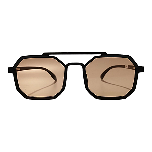 Óculos Aviador quadrado Acetato Moderno Lente Telha Copenhague