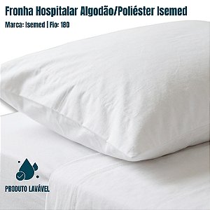 Fronha Hospitalar Fio 180 Algodão/Poliéster Isemed