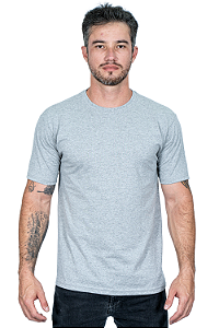 Camiseta Básica Cinza Mescla