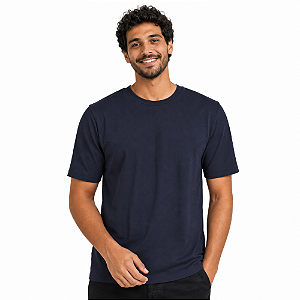 Camiseta Básica Azul Marinho