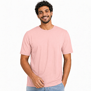 Camiseta Básica Rosa Bebê
