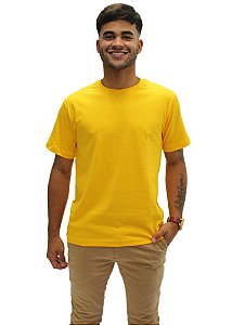 Camiseta Básica Amarelo Canário