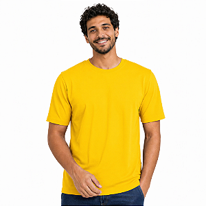 Camiseta Básica Amarelo Canário