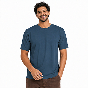 Camiseta Básica Azul Petróleo