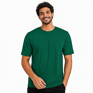 Camiseta Básica Verde Bandeira