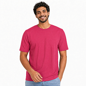 Camiseta Básica Pink Unissex