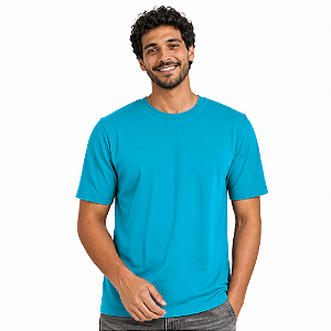 Camiseta Básica Azul Turquesa