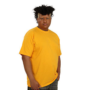 Camiseta Amarelo Ouro Plus Size Unissex