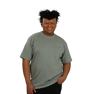Camiseta Cinza Chumbo Plus Size Unissex