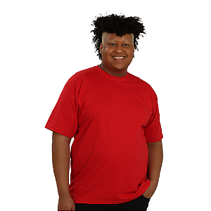 Camiseta Vermelha Plus Size Unissex