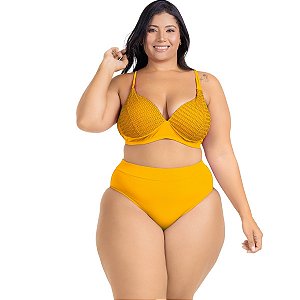 Biquini Cortinão Alta Sustentação Calcinha Alta Modeladora