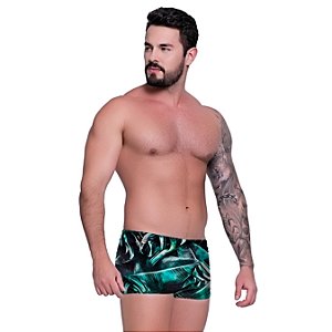 Sunga Boxer Estampada Masculina Toda Forrada Poliéster De Qualidade