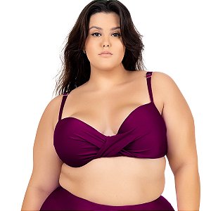 Bojo Plus Size Com Alcinha Regulagem Sustenta Poliamida