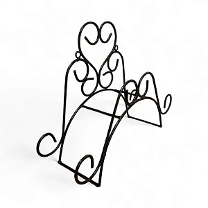 Porta Mangueira Suporte Enrolador Em Ferro Jardim Artesanal