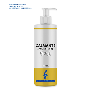 Sabonete Liquido Calmante 250mL - (Camomila, Aveia e Calêndula)