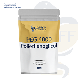 PEG 4.000 500g - Polietilenoglicol em pó