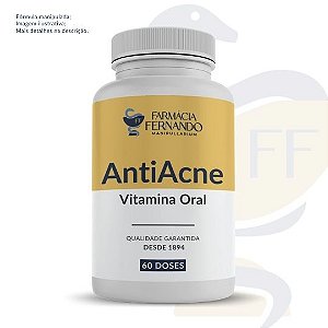 AntiAcne 60 doses - Vitamina para controle da acne