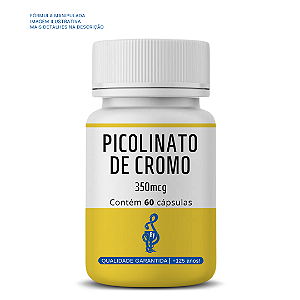 Picolinato de cromo 350mcg 60 doses
