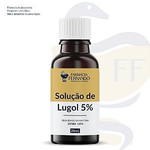 Solução de Lugol 5% - Iodo Inorgânico