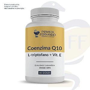 Coenzima Q10 200mg, Vitamina E e L-triptofano 30 doses