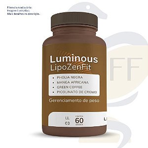 Luminous LipoZenFit 60 doses Emagrecedor | Redutor de apetite