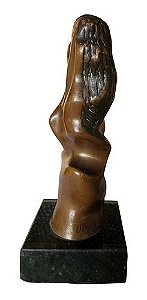Peretz , Escultura Em Bronze,  13x5x5cm (fora a base) ! P2